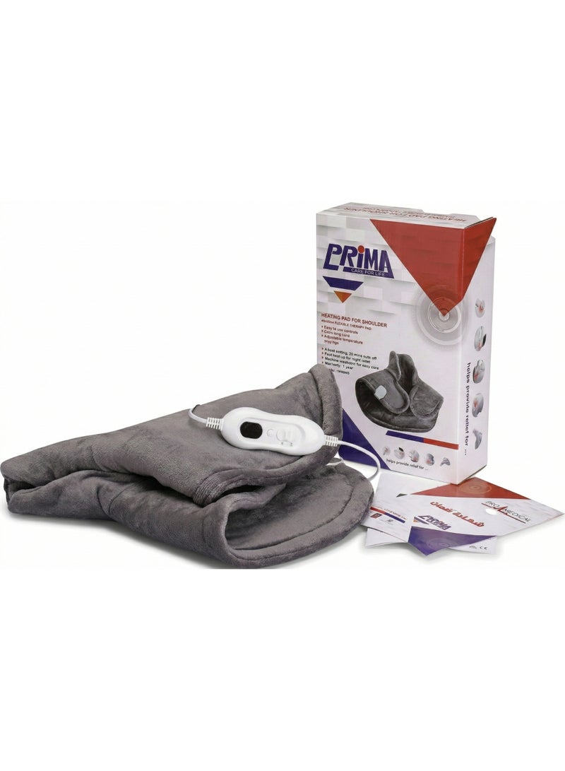 بريما وسادة كهربائية للكتف والرقبة تمنح دفئًا مريحًا في الأجواء الباردة مع سلك طويل و4 مستويات حرارة للاستخدام المرن - Image 5