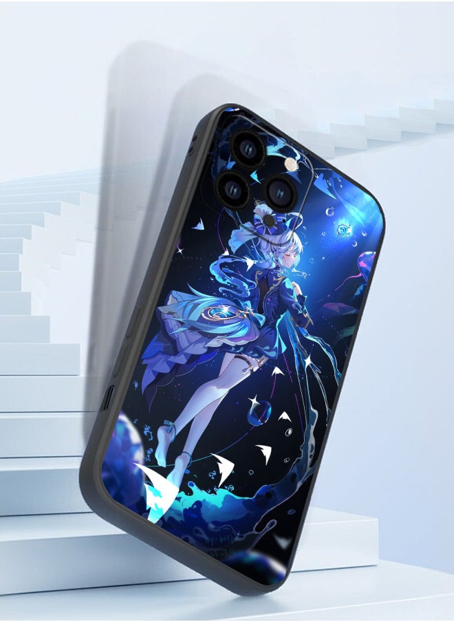 Generic - Protective Shockproof Case Cover For Apple iPhone 16 Pro Genshin Impact Furina fanart Drawing - Image 1