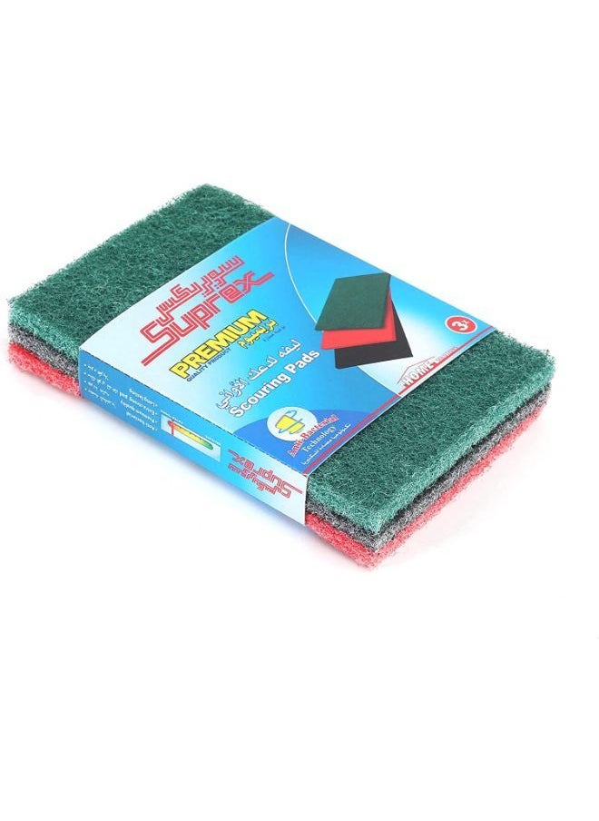 Suprex - Scouring Pad 12 pieces with Anti Bacterial Technology  Heavy Duty Dishwashing Pad Great for the Kitchen Garage  Outdoors General Purpose Cleaning Food Safe - Image 1