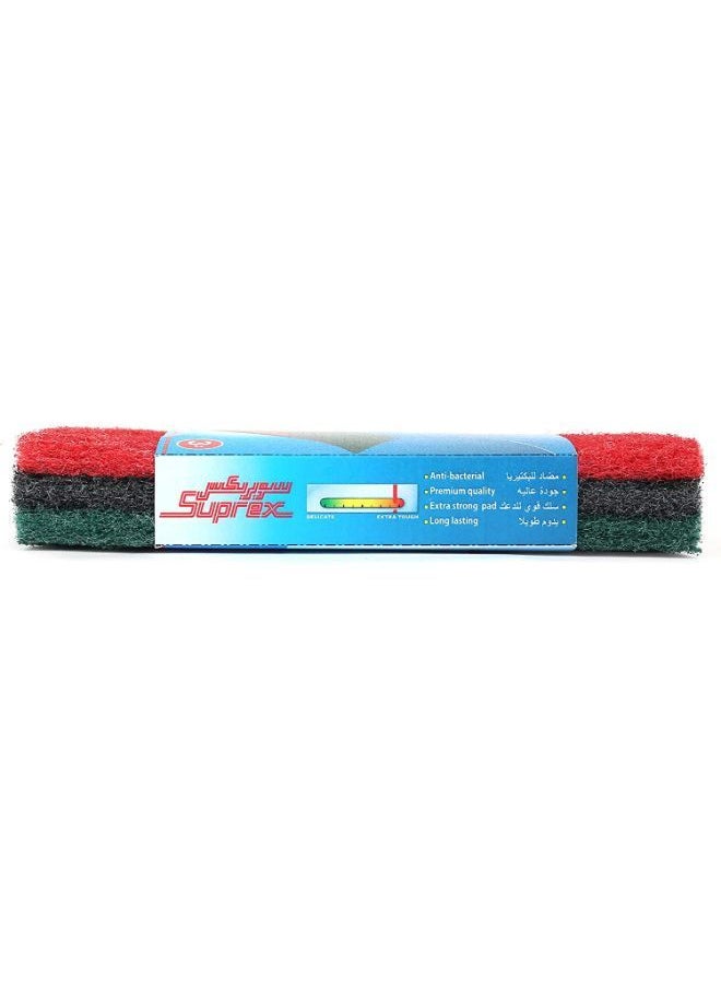 Suprex - Scouring Pad 12 pieces with Anti Bacterial Technology  Heavy Duty Dishwashing Pad Great for the Kitchen Garage  Outdoors General Purpose Cleaning Food Safe - Image 1