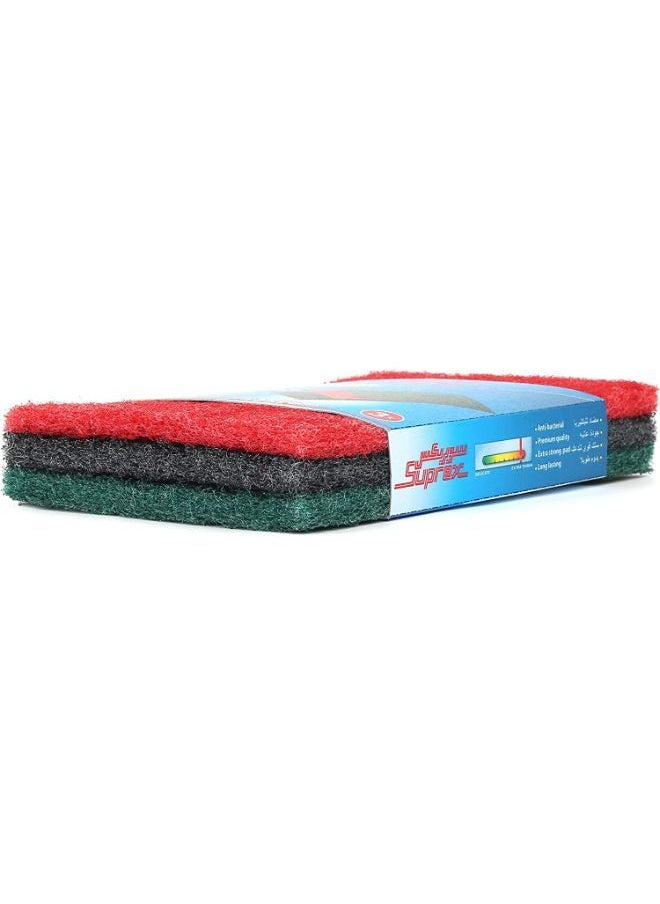 Suprex - Scouring Pad 12 pieces with Anti Bacterial Technology  Heavy Duty Dishwashing Pad Great for the Kitchen Garage  Outdoors General Purpose Cleaning Food Safe - Image 1