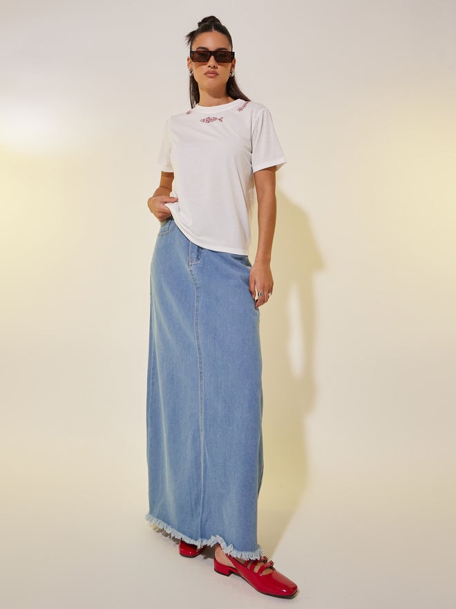 تايك تو تيشيرت دائري مطرز من تايك تو - Image 2