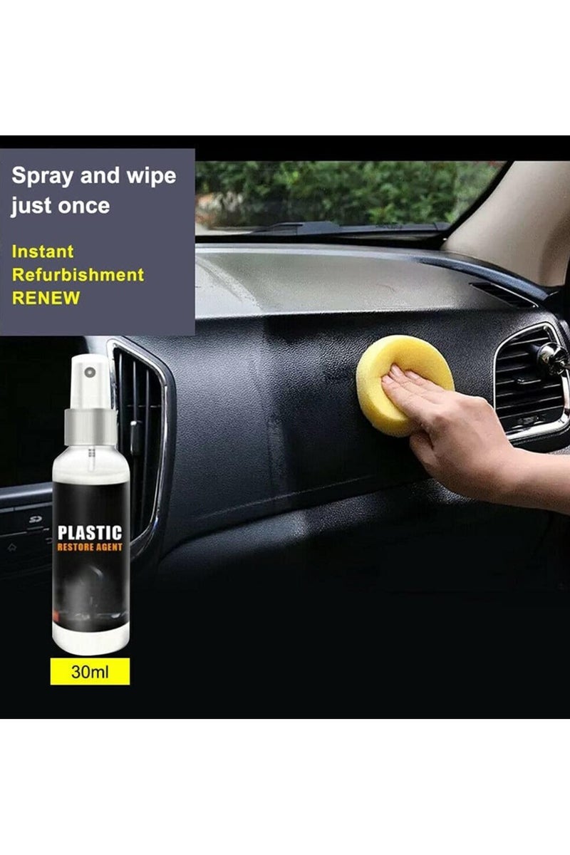 Generic Car seat and dashboard cleaner, very strong polish, and comes with a cleaning sponge  - Image 2