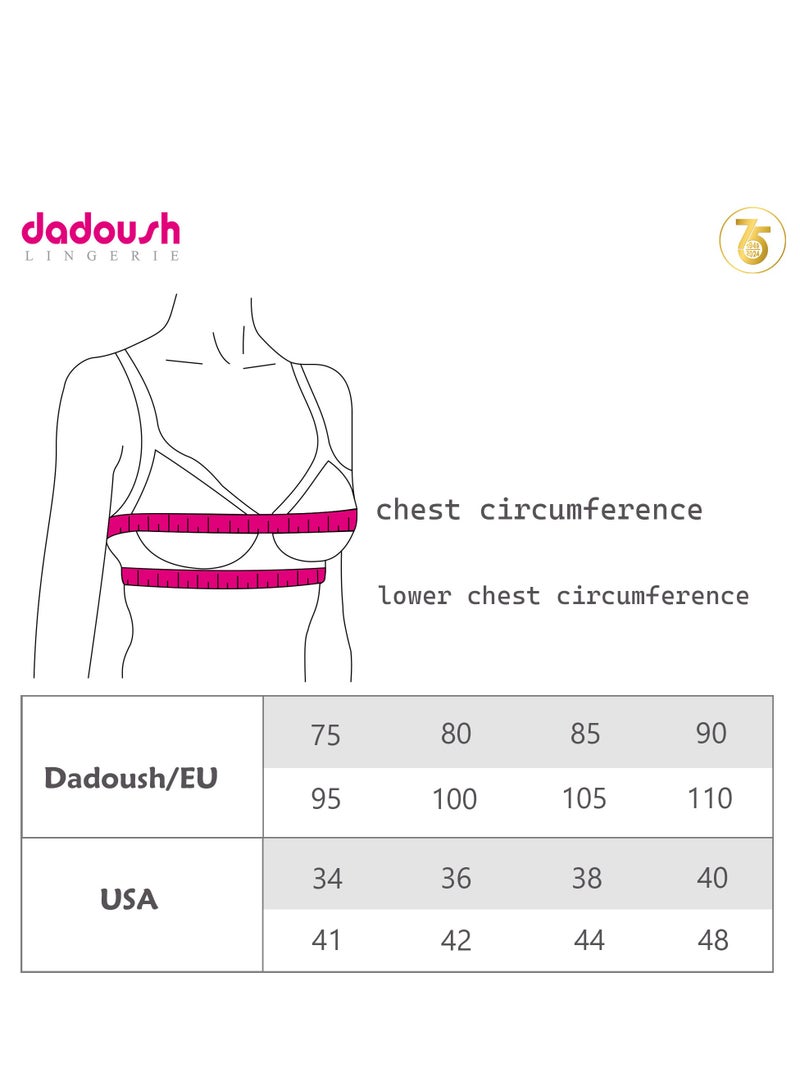 Dadoush push-up balconette bra 💚 - Image 3