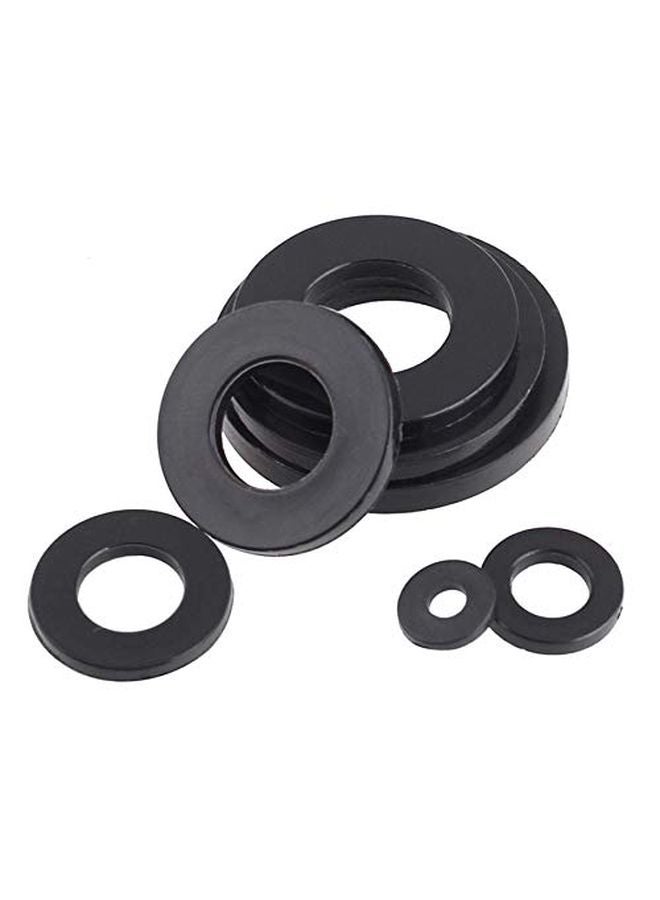 حلقة سوداء من النايلون المسطح غسالة فاصل ختم حشية 50 قطعة مقاس M18x32x3mm - Image 5