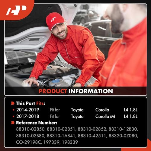 A-Premium Air Conditioner AC Compressor with Clutch Compatible with Toyota Corolla 1.8L 2014-2022, Corolla iM 1.8L 2017-2018 - Image 2