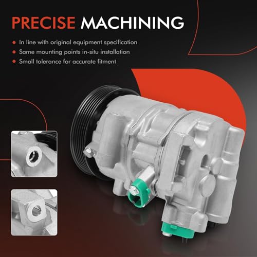 A-Premium Air Conditioner AC Compressor with Clutch Compatible with Toyota Corolla 1.8L 2014-2022, Corolla iM 1.8L 2017-2018 - Image 5