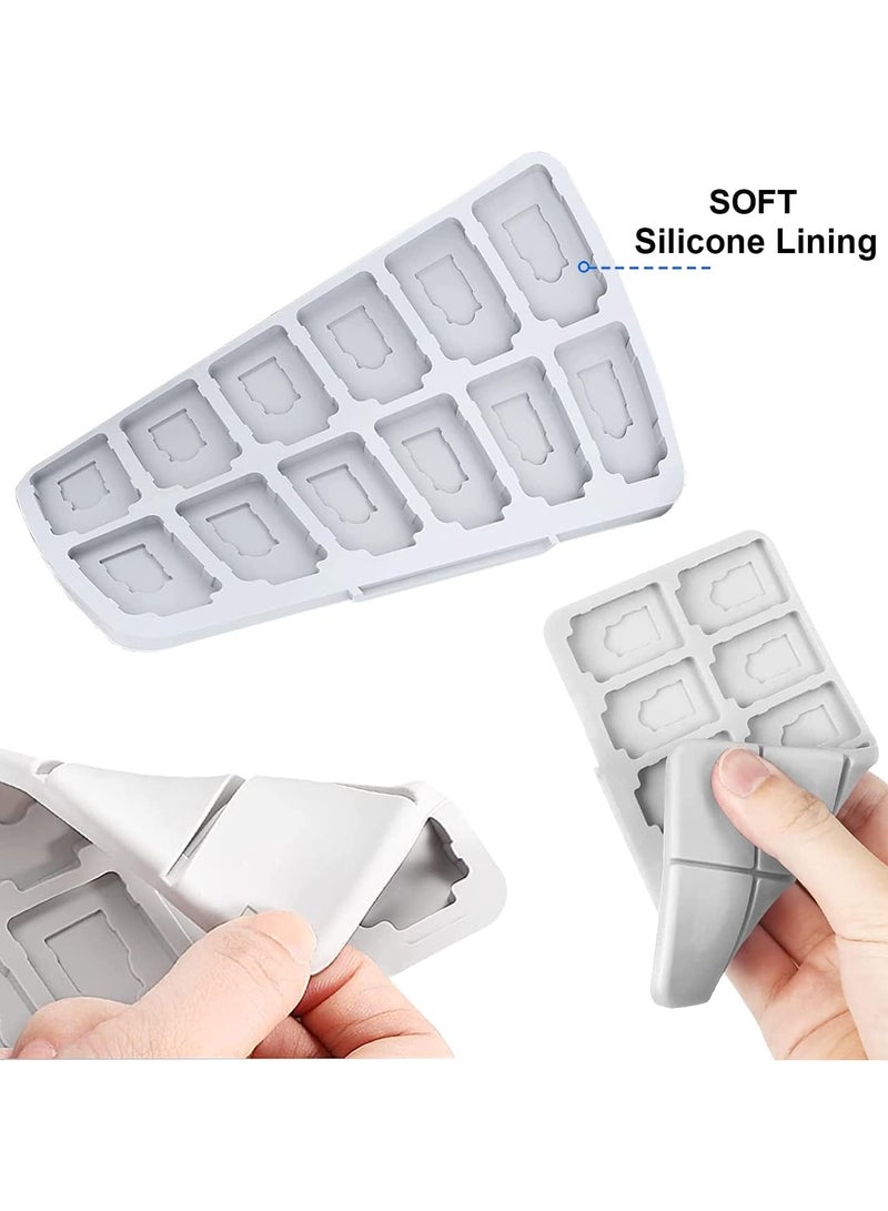 general Nintendo Switch Gaming Cartridge, 48 Cartridge Slot Storage Case Gaming Cartridge with 24 Micro SD Card Slots for Switch and Switch OLED - Image 3