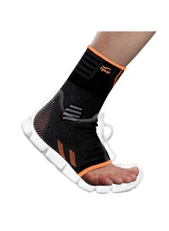 Tynor TYNOR Ankle Support Air Pro, Black & Orange, XL, 1 Unit  - Image 1