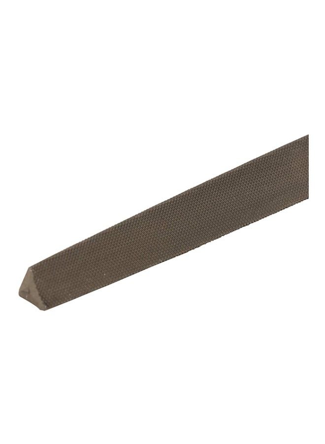 BLACK+DECKER 200mm 2nd Cut Bimaterial Handle Steel Triangle File, Orange/Black - BDHT22147, Orange/Black - Image 4
