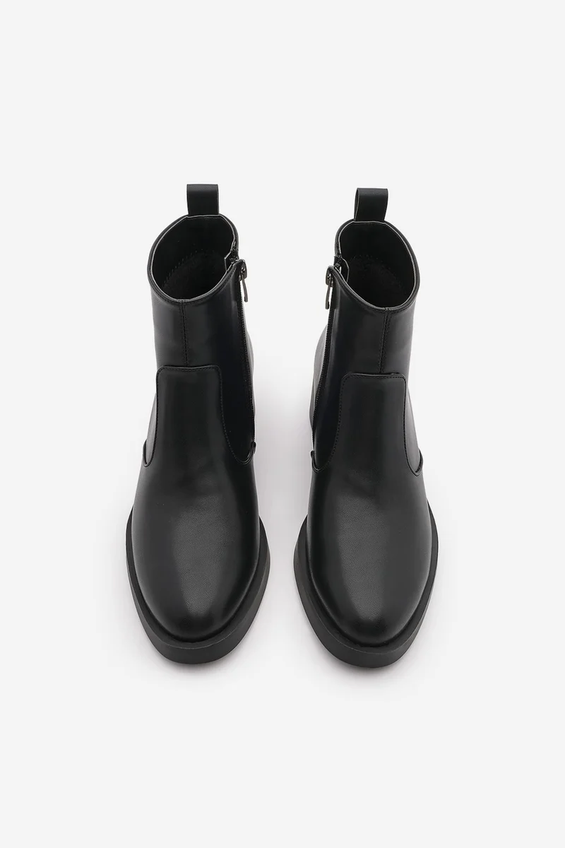 مارجين Margin Women's Zippered Daily Boots Gontre