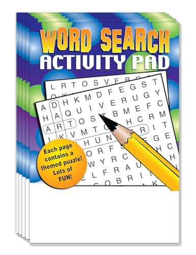 ZOCO Word Search for Kids Mini Activity Pads 50 Bulk Pack Without Crayons Party Favors Goodie Bag Stuffers Activities for Kids - Image 1