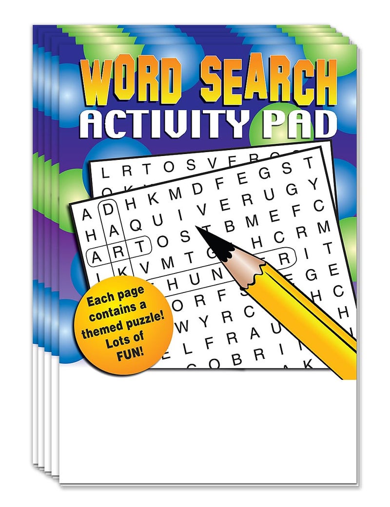 ZOCO Word Search for Kids Mini Activity Pads 50 Bulk Pack Without Crayons Party Favors Goodie Bag Stuffers Activities for Kids - Image 3