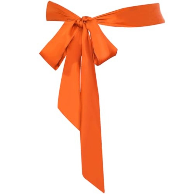 obmwang Women's Wedding Sash Belt Ribbon Satin Scarf Waist Belts for Special Occasion Dress Bridal Sash Belt 1.96'' Wide - Image 1