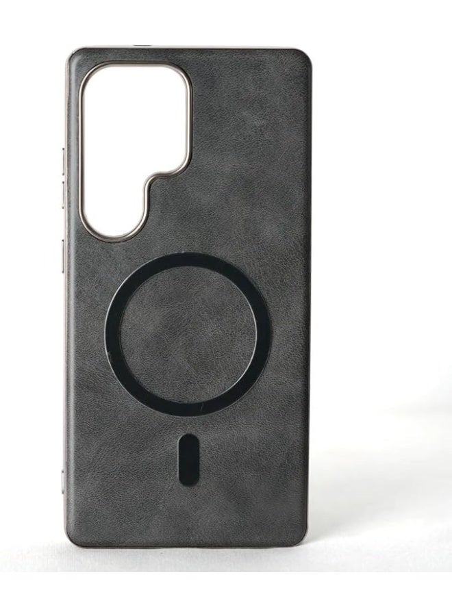 Samsung Galaxy S25 Ultra Mag-Safe Case, Slim Protective Cover, Soft Touch Scratch Resistant Finish, Magnetic Alignment for Wireless Accessories, Precision Fit Stylish Case (Gray)