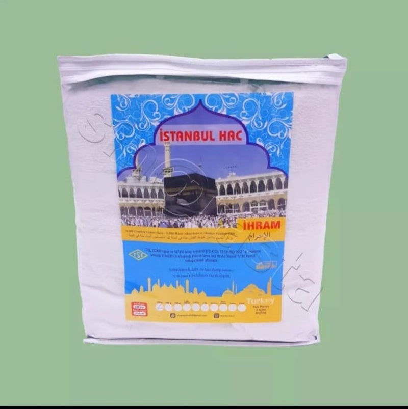 Sin@rasta Cotton Hydrophilic Hajj Umrah Ihram 1250 Gr.  - Image 1
