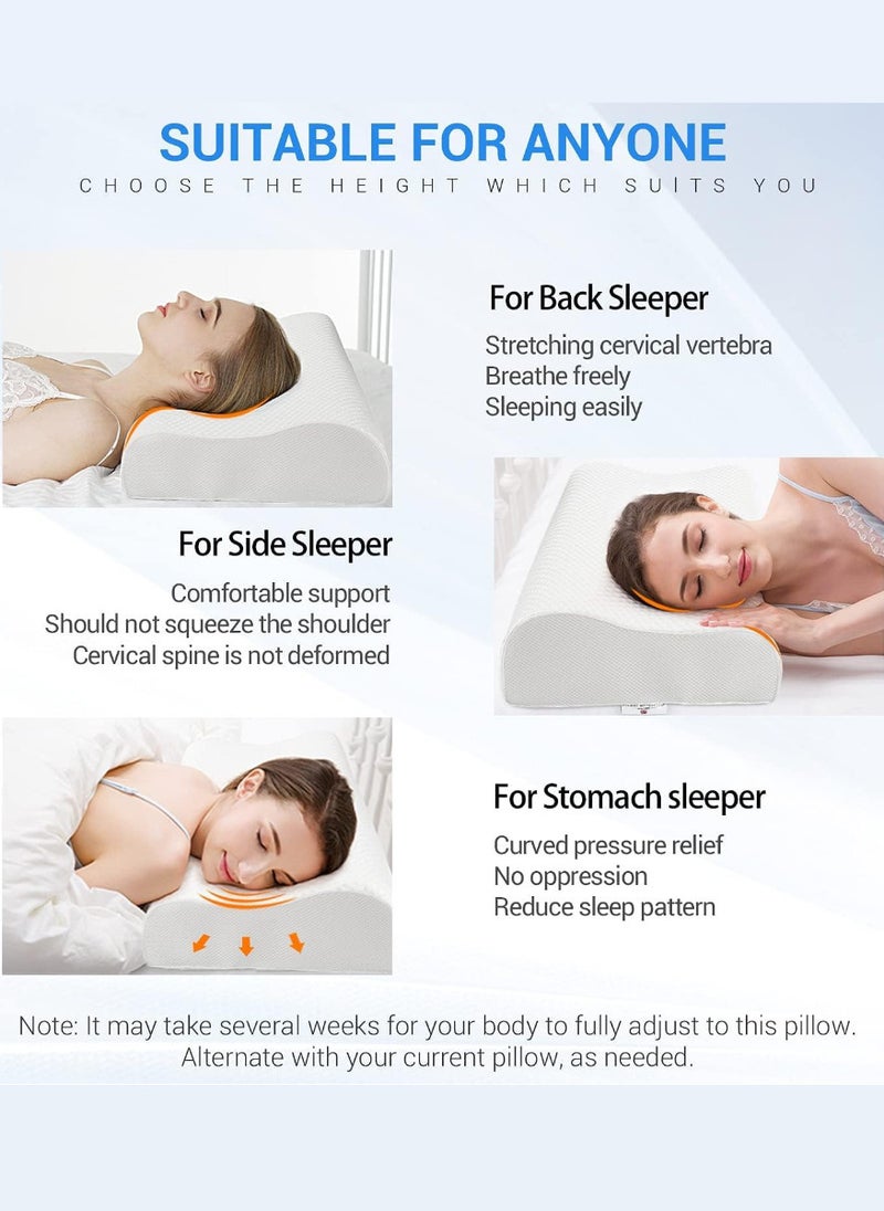 Cannon Cervical Contour Memory Foam Pillow - Image 4