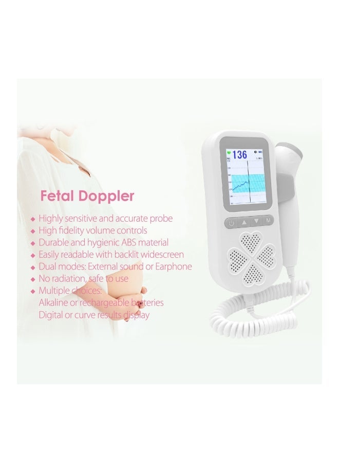 NIBEMINENT Doppler Handheld Baby Heart Rate Detector - Image 5