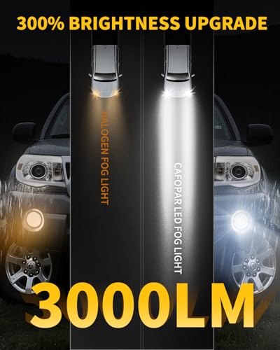 CAFOPAR Dual Color Fog Lights with Halo Ring White DRL Fit for Ta-coma 2005-2011/Tundra 2007-2013/Solara 2004-2006/Sequoia 2008-2015 Ideal for All-Weather Conditions, Pack of 2 - Image 4