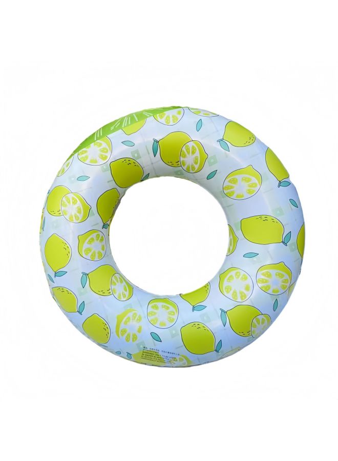 Plaid Lemon Rings New Summer Watermelon Swimming Ring Pvc Thick Single-layer Best Red Watermelon Ring - Image 1
