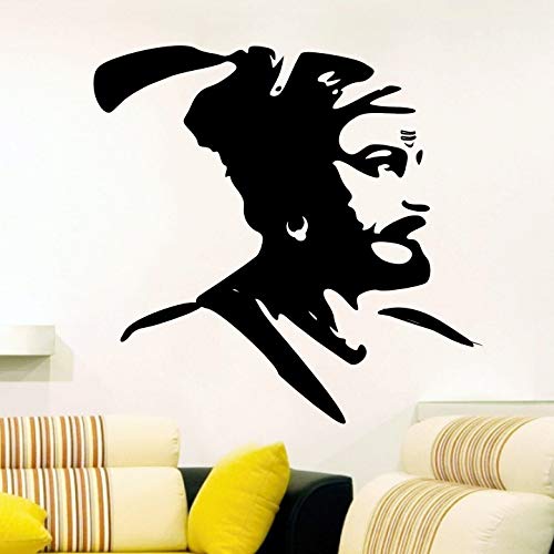 StickMe 'Chhatrapati Shivaji Maharaj Wall Sticker' -SM276 (Multi Colour, Vinyl - 50cm X 50 cm) - Image 1