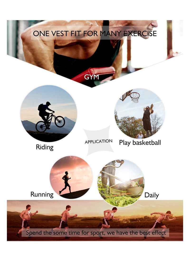 FASHION HOME - Men Hot Neoprene Waist Trainer Vest Workout Sauna Suit Smooth Zipper Tank Top Weight Loss Corset Body Shaper Gym Sweat Shirt - Image 1