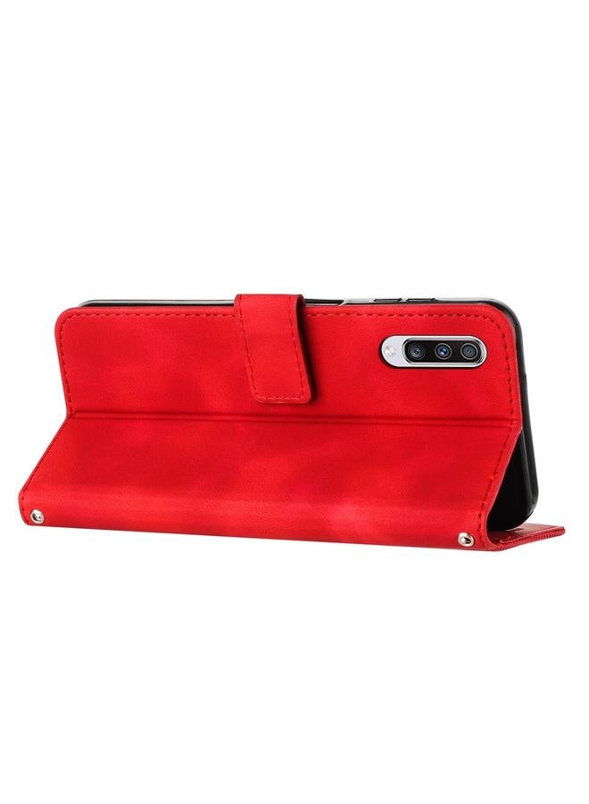 اس-توب جراب لهاتف Samsung Galaxy A50، جراب جلدي على شكل مثلث حلم مع حبل طويل - Image 4