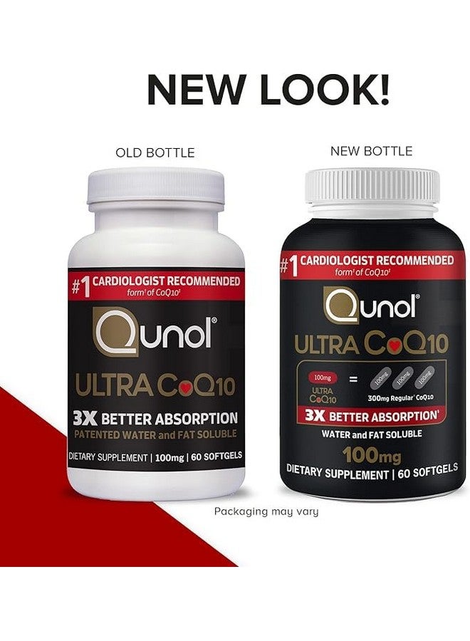 Qunol Ultra CoQ10 100mg Softgels- 3x Better Absorption Coenzyme Q10 Supplements - Antioxidant Supplement for Vascular and Heart Health & Energy Production - 2 Month Supply - 60 Count - Image 5
