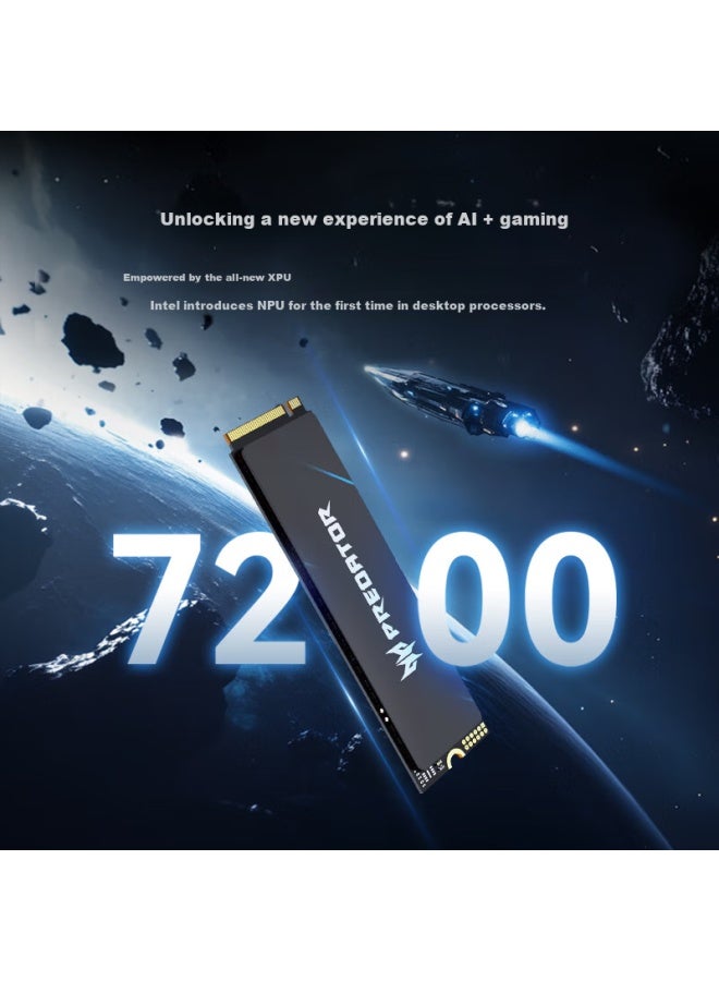 Predator Acer Predator 2tb Ssd, M.2 Interface , Gm6 Series, Nvme Pcie 4.0 Read Speed 7200mb/s, Ai Computer Storage Accessory - Image 1