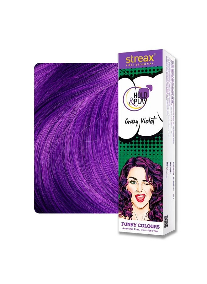 Hold & Play Funky Colours Hair Color, 100G - Crazy Violet 100G - pzsku/ZBE25637FC5DA733E1D19Z/45/_/1735567075/0bd02c77-f954-436c-b7cd-7514174a3a5a