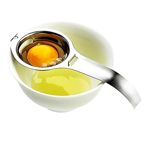 Ytuomzi Egg Separator Egg Yolk White Filter Food Grade Egg Divider Stainless Steel Egg Sieve Kitchen Gadget Cooking/Baker Tool Egg Extractor - Image 2