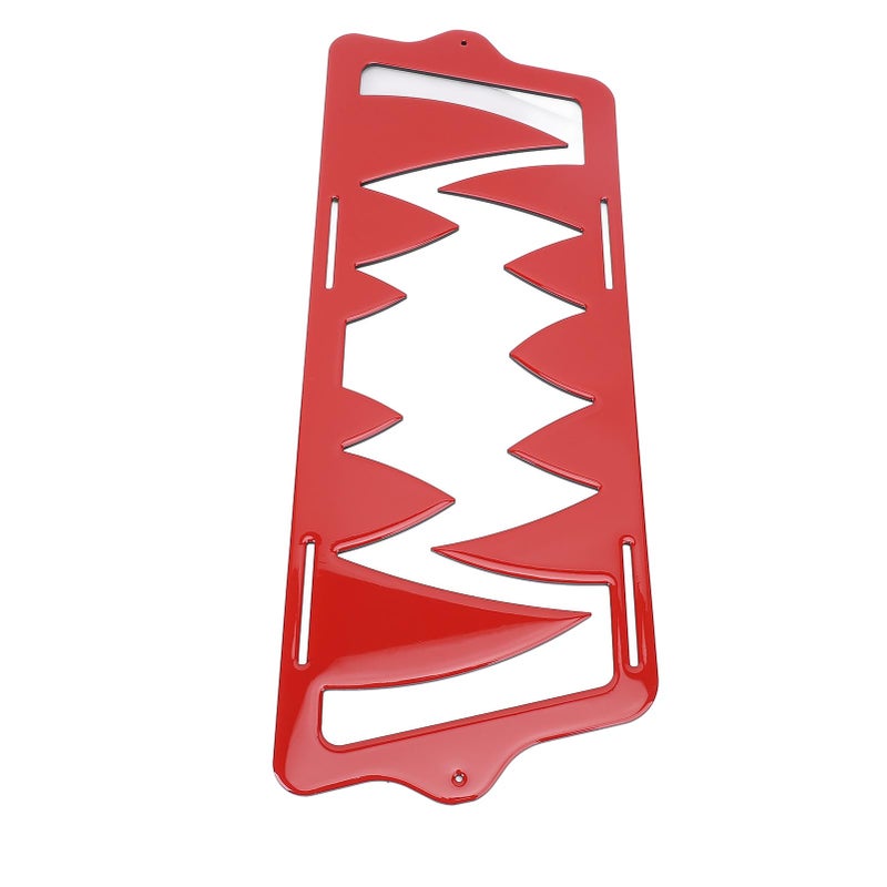 Front Grille Teeth Insert: Red Premium ABS Material - Lightweight Durable Design Front Grille Trim for Polaris Slingshot 2015-2025 Outdoor Rides - Image 4