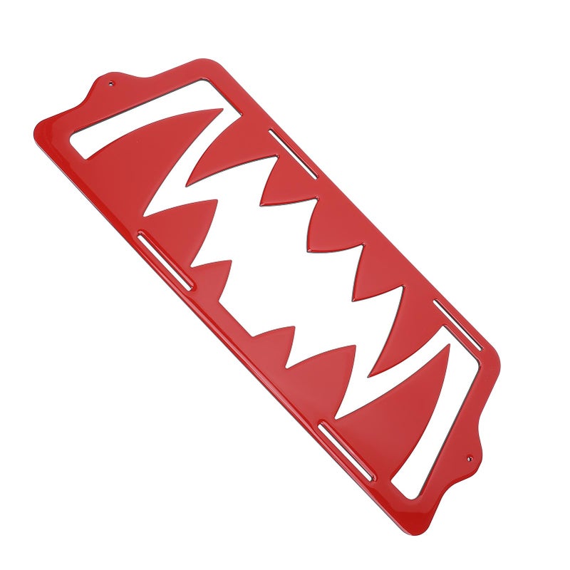 Front Grille Teeth Insert: Red Premium ABS Material - Lightweight Durable Design Front Grille Trim for Polaris Slingshot 2015-2025 Outdoor Rides - Image 5
