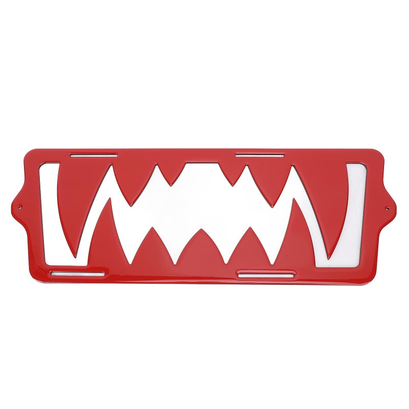 Front Grille Teeth Insert: Red Premium ABS Material - Lightweight Durable Design Front Grille Trim for Polaris Slingshot 2015-2025 Outdoor Rides - Image 2