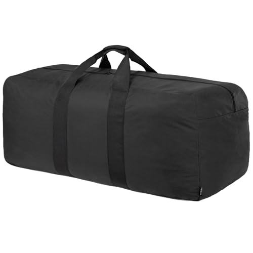 Vorspack Extra Large Duffle Bag for Travel - 250L Duffel Bag for Men Gear Bag for Storage Foldable Weekender Bag for Overnight Camping - Black - Image 1