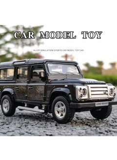 1/36 Land Rover Defender Car Model, Land Rover Model Car, Zinc Alloy Toy Car for Kids, Pull Back Vehicles Toy Car for Toddlers Kids Boys Girls Gift (Black) - pzsku/ZBE25A251E4274EE6EDF4Z/45/_/1741137118/ed68ba9e-1880-4fca-9e16-f9f495a7ad54