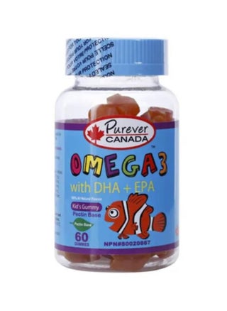 A box of 60 gummies containing Omega-3 with DHA and EPA. - pzsku/ZBE25B9DC54F81C9B5E04Z/45/_/1715870614/ba129106-c94f-41cb-9aa6-e8d155b86b8a