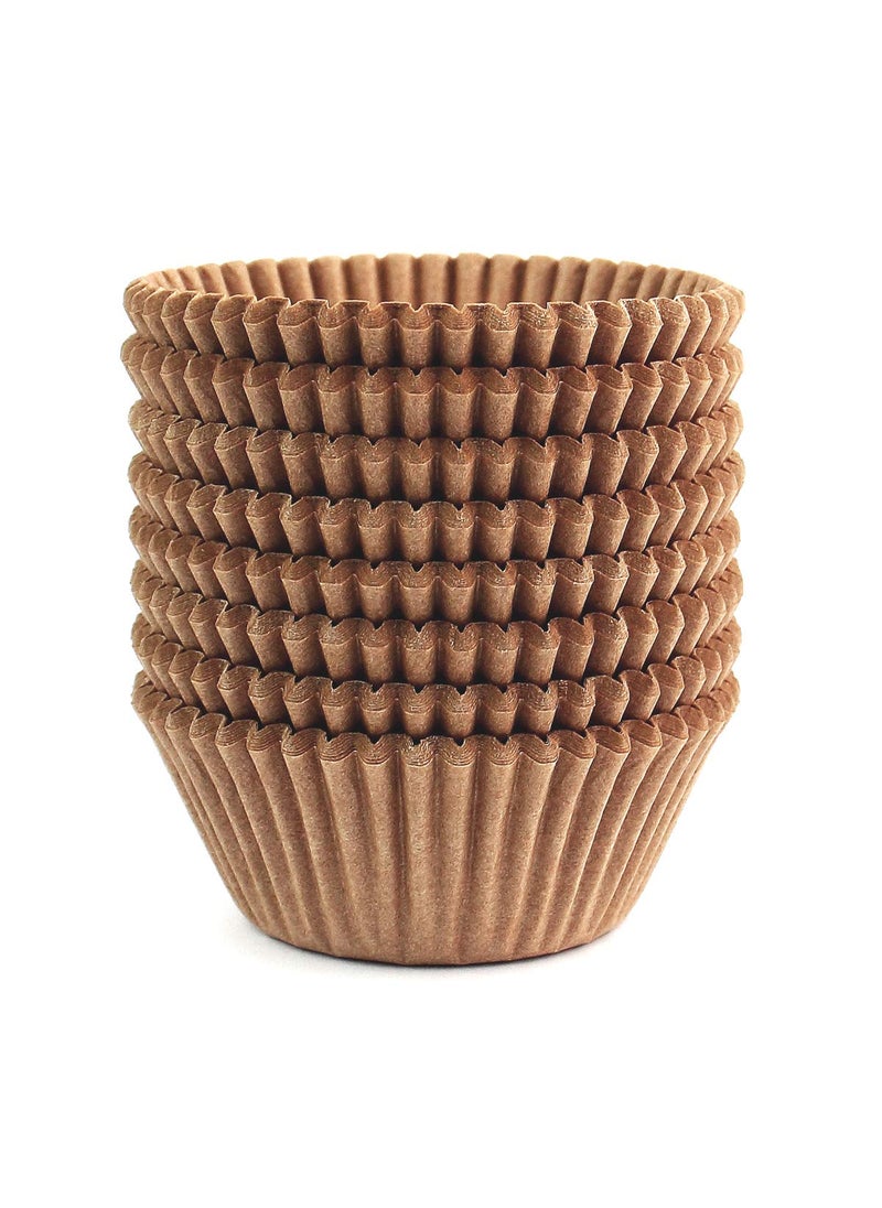 Eoonfirst Eoonfirst Standard Size Baking Cups FoodGrade Greaseproof Paper Cupcake Liners 200 Pcs Natural 