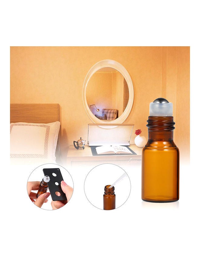 NIBEMINENT 10-Piece Dropper Bottle Set Amber - Image 4