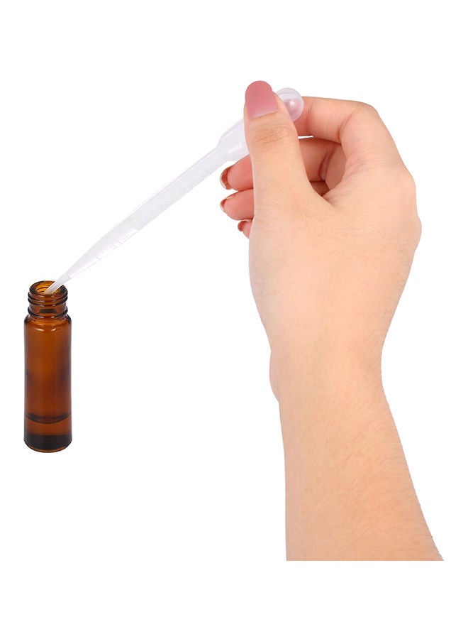 NIBEMINENT 10-Piece Dropper Bottle Set Amber - Image 3