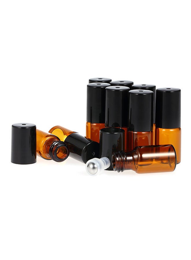 NIBEMINENT 10-Piece Dropper Bottle Set Amber - Image 2