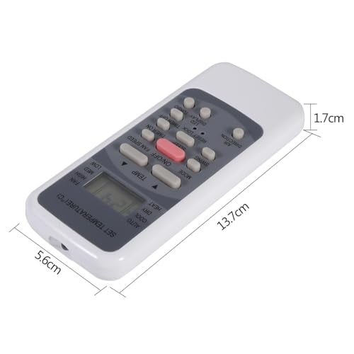 ZERONE R51M/E Remote Control Replacement for Air Conditioner, Air Conditioner Remote Control Compatible with R51 Series R51/E R51/CE R51M/CE R51D/E R51M/BGE R51M/BGE (1) - Image 5