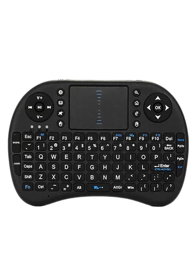 NIBEMINENT Mini Wireless Touchpad Keyboard - English Black 