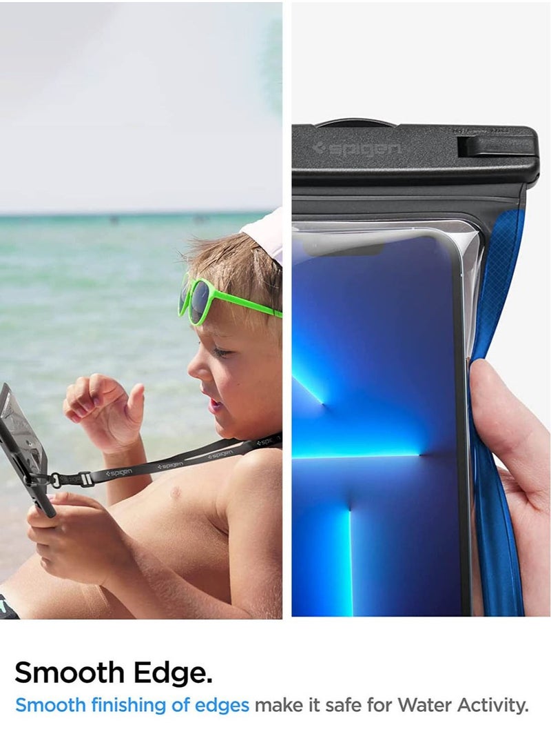 Spigen Universal Waterproof Phone case (2 Pack) IPX8 Pouch A601 compatible with iPhone, Samsung Galaxy and Smartphone up to 7 inches - Black  - Image 5
