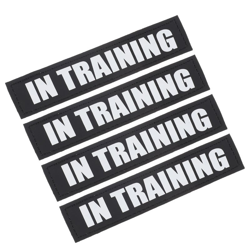 2 Pairs Pet Vest Reflective Stickers Dog Stickers Service Dog Patches - Image 1