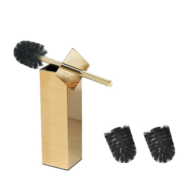 BGL Stainless Steel Material Stand Toilet Brush Holder For Bathroom And Hotel gold