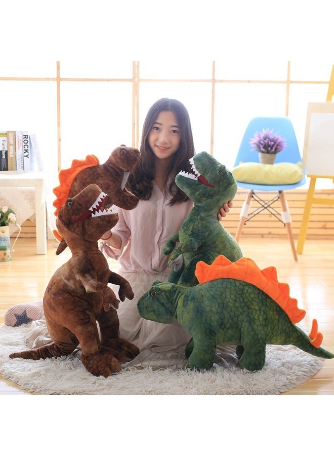Cross Border Hot Sale Jurassic Dinosaur Plush Toy Doll Triceratops Tyrannosaurus Rag Doll-Color:Green Tyrannosaurus Rex-Height:Tyrannosaurus Rex: 80cm 0.84kg - Image 2