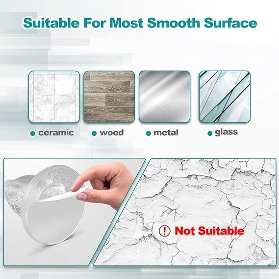 AASTIK SALES Silicone Door Stopper Magnetic Holder Wall Mount DamageFree with Durable Waterproof ecoFriendly Special Adhesive no Need to Drill Collision Mute  - Image 5