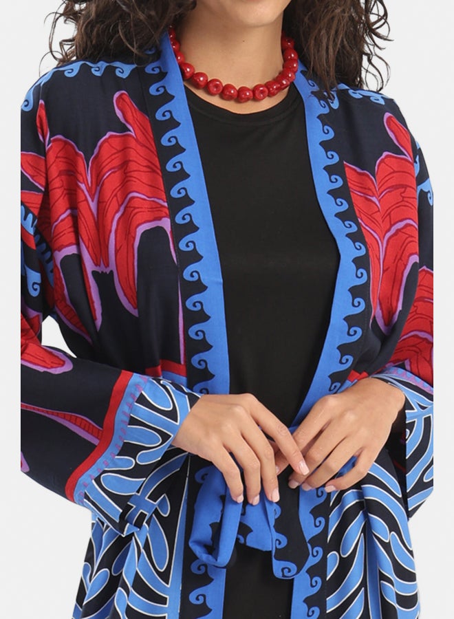 Carina كارديغان مزخرف بأشجار النخيل - Image 5