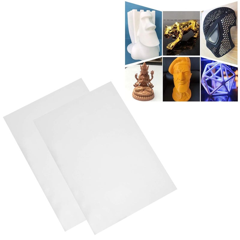 3D Printer Release Films Durable FEP Sheets for LCD 3D Printing Accessories 140 x 200mm 2Pcs Optical Grade Smooth Surface Easy Demoulding Heat - Image 3
